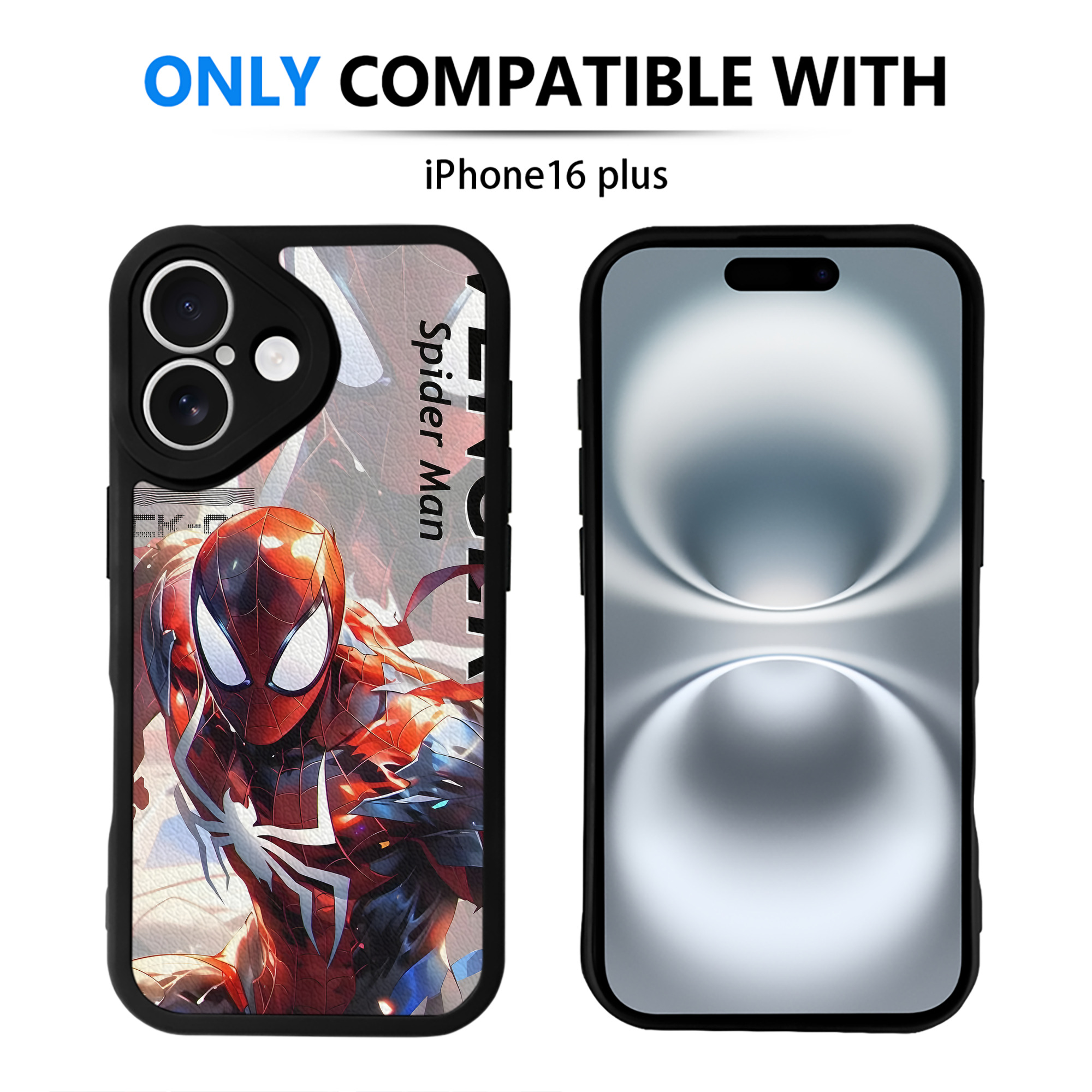 （画像用） アベンジャーズ The Avengers 【iPhone 16シリーズ対応】シリコンスマホケース（レザー調） 材質：シリコン